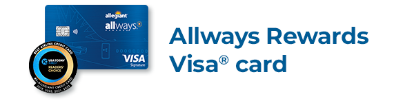 The Allegiant Visa Rewards(r) card