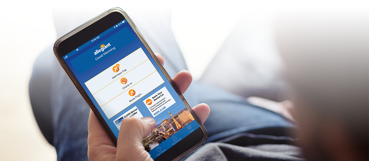 Allegiant mobile app
