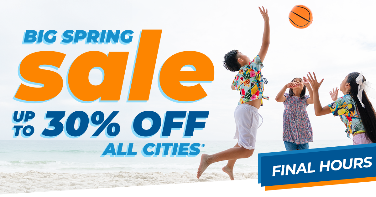 BIG SPRING Sale | Up to 30% OFF all cities | Final hours