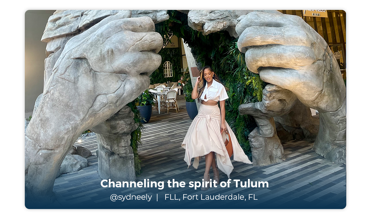 Channeling the spirit of Tulum| FLL, Fort Lauderdale, FL | @sydneely