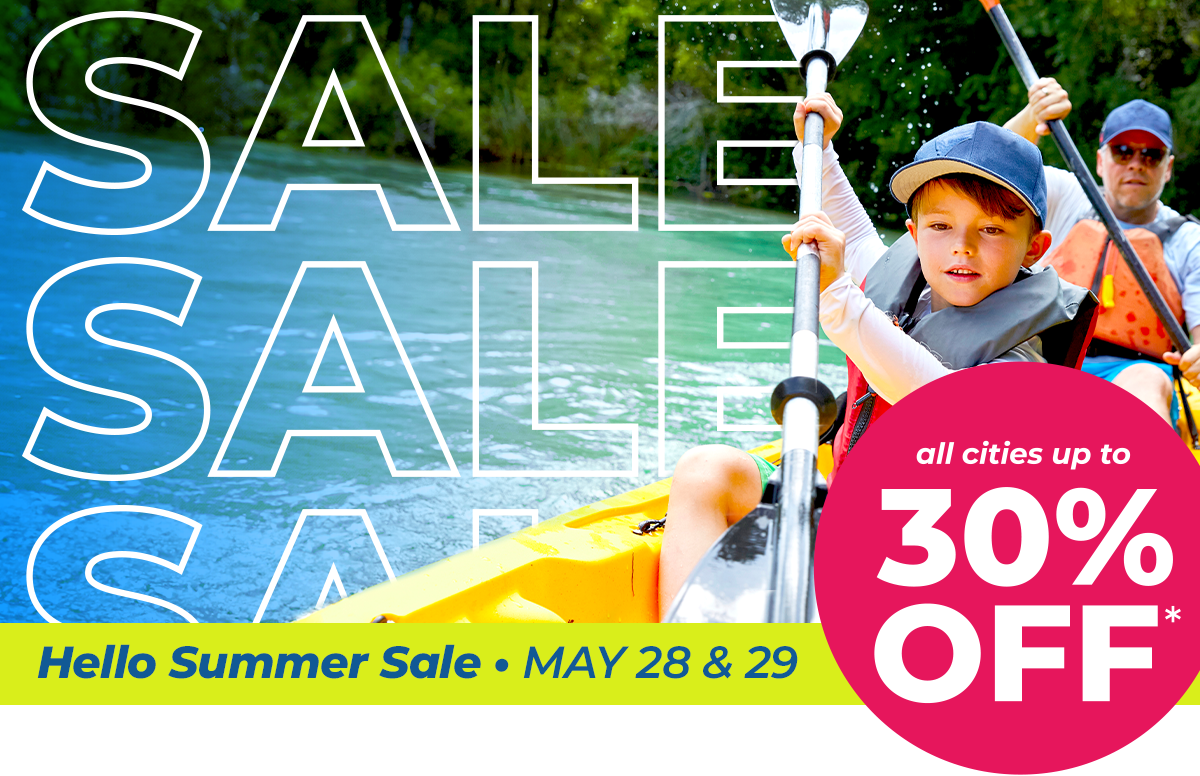 Hello Summer Sale | May 28th and 29th | All cities up to 30% off*