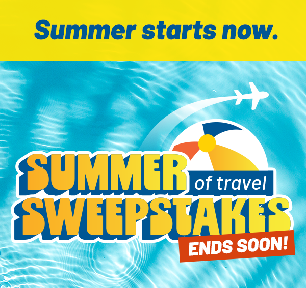 Summer of Travel Sweepstakes | Ends Soon
