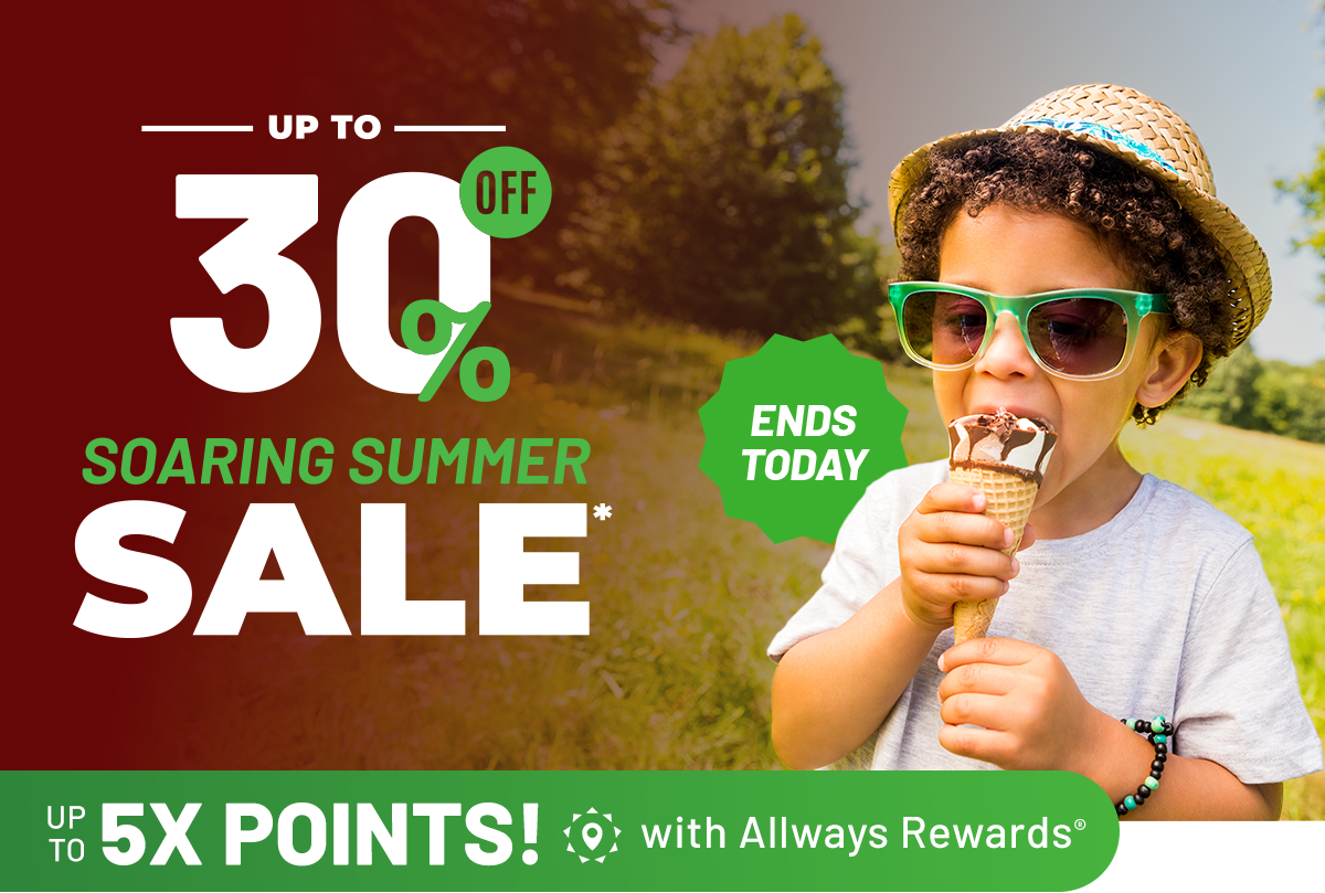 Up to 30% off Soaring Summer Sale | ENDS TODAY
