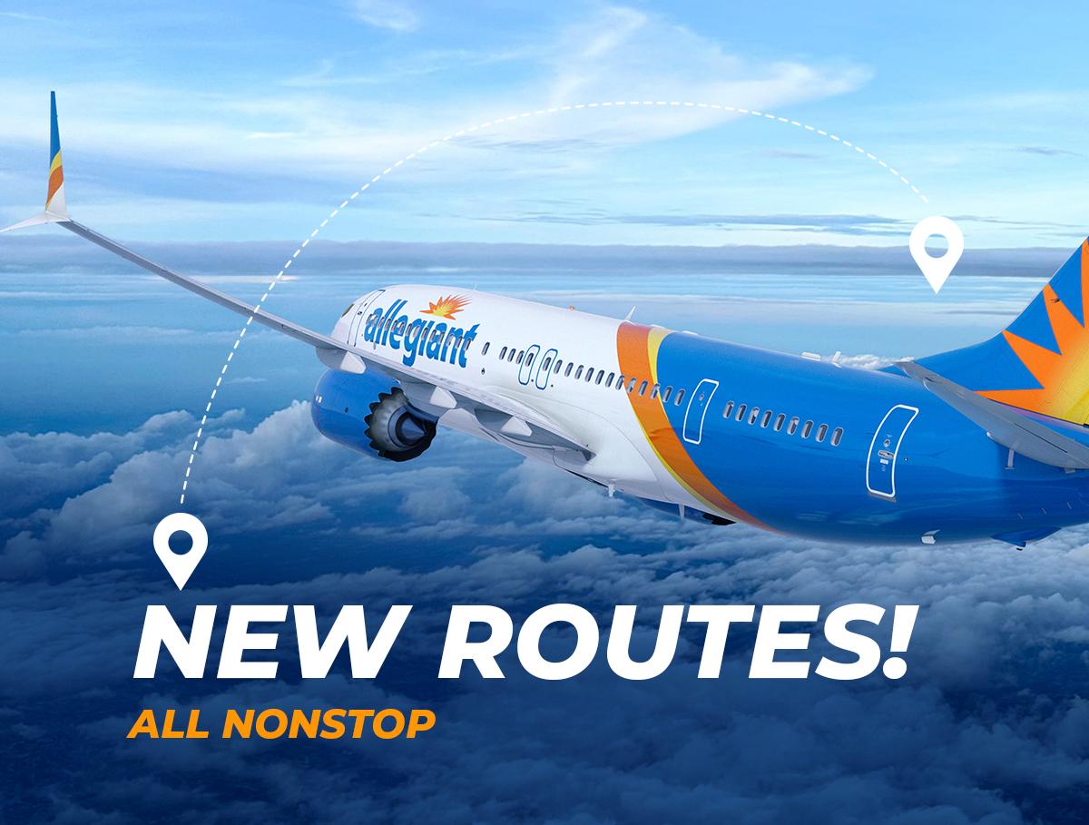 New Routes! All Nonstop