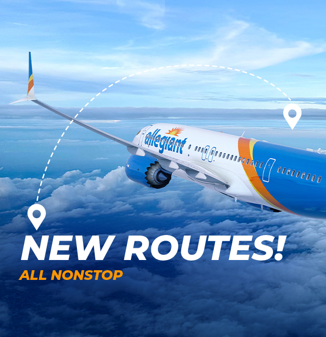 New Routes! All Nonstop